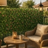 Haie artificielle extensible de jardin 200x100cm plantes Salix Offre