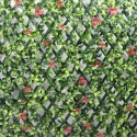 Haie artificielle extensible de jardin 200x100cm plantes Salix Remises