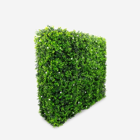 Haie artificielle 108x33x106cm buis sempervirent pour jardin Ulmut Promotion
