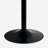 Table salle à manger moderne Goblet noire ronde 120cm Blackwood+ Catalogue