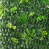 Haie de jardin artificielle en treillis extensible 200x100cm Laurus Remises