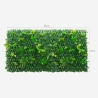 Haie de jardin artificielle en treillis extensible 200x100cm Laurus Réductions