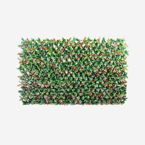 Haie artificielle 200x100cm photinia jardin treillis extensible Ivoss Promotion