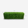 Haie artificielle en buis pour clôture de jardin 158x33x56cm Robuk Remises