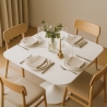 Table carrée style Goblet bar cuisine salle à manger design scandinave lillium 80 