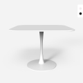 Table carrée style Goblet bar cuisine salle à manger design scandinave lillium 80 Promotion