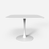 Table carrée style Goblet bar cuisine salle à manger design scandinave lillium 80 Dimensions