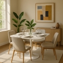 Table carrée style Goblet bar cuisine salle à manger design scandinave lillium 80 Offre