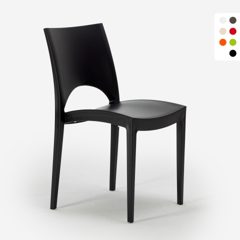 Lot de 24 Chaises Paris Grand Soleil en polypropylène Restaurant bar café Promotion