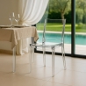 Chaise transparente salle à manger bar empilable B-Side Grand Soleil Catalogue