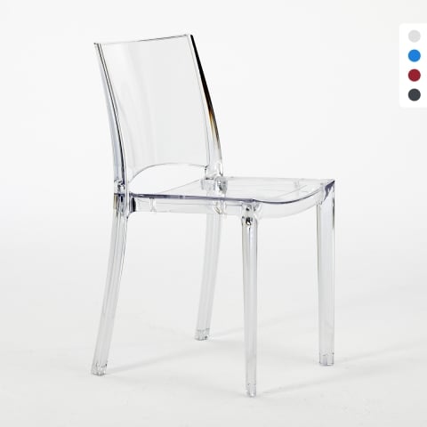 Chaise transparente salle à...