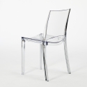 Chaise transparente salle à manger bar empilable B-Side Grand Soleil Prix