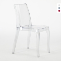 Lot de 18 Chaises Cristal Light Grand Soleil Transparent promo offre pour Bar café Promotion
