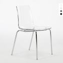 Chaise avec pieds en acier empilable pour bar et cuisine Lollipop Grand Soleil Promotion
