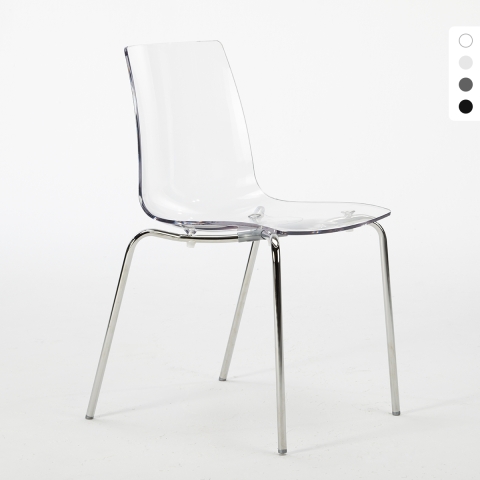 Chaise avec pieds en acier...