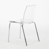 Chaise avec pieds en acier empilable pour bar et cuisine Lollipop Grand Soleil Achat