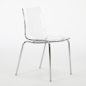 Chaise avec pieds en acier empilable pour bar et cuisine Lollipop Grand Soleil Dimensions