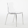 Chaise avec pieds en acier empilable pour bar et cuisine Lollipop Grand Soleil Dimensions