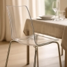 Chaise avec pieds en acier empilable pour bar et cuisine Lollipop Grand Soleil Catalogue