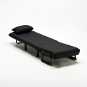 Fauteuil convertible 1 place chauffeuse en tissu Deborah 