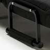 Fauteuil convertible 1 place chauffeuse en tissu Deborah 