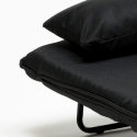 Fauteuil convertible 1 place chauffeuse en tissu Deborah 
