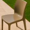 Chaise salle à Manger cuisine empilable en polypropylène Ice Grand Soleil Catalogue
