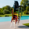 Chaise salle à Manger cuisine empilable en polypropylène Ice Grand Soleil 