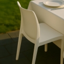 Chaise en polypropylène empilable Salle à Manger café bar Rome Grand Soleil Modèle