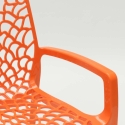 Chaise en polypropylène accoudoirs jardin café Grand Soleil Gruvyer Arm 