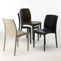 Chaise de Jardin Poly-rotin café bar glaciers empilable Boheme Grand Soleil 