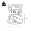 Valise d'outils de travail avec tournevis 345 pièces Smart-Extra Choix