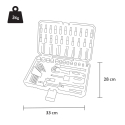 Caisse à outils avec clés à douille tournevis à cliquet et écrous hexagonaux 99 pièces Hx Catalogue