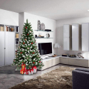 Sapin de Noël artificiel 240 cm écologique avec décorations Oslo Remises