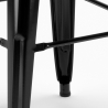 tabouret de bar design industriel en acier et métal steel up 