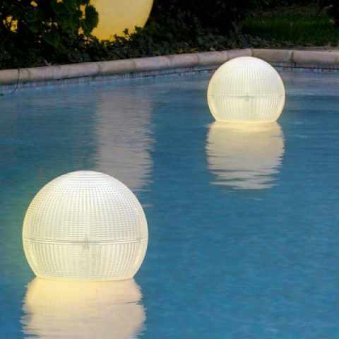 Lampe solaire extérieur de piscine boule lumineuse Led 20 lumens Globe