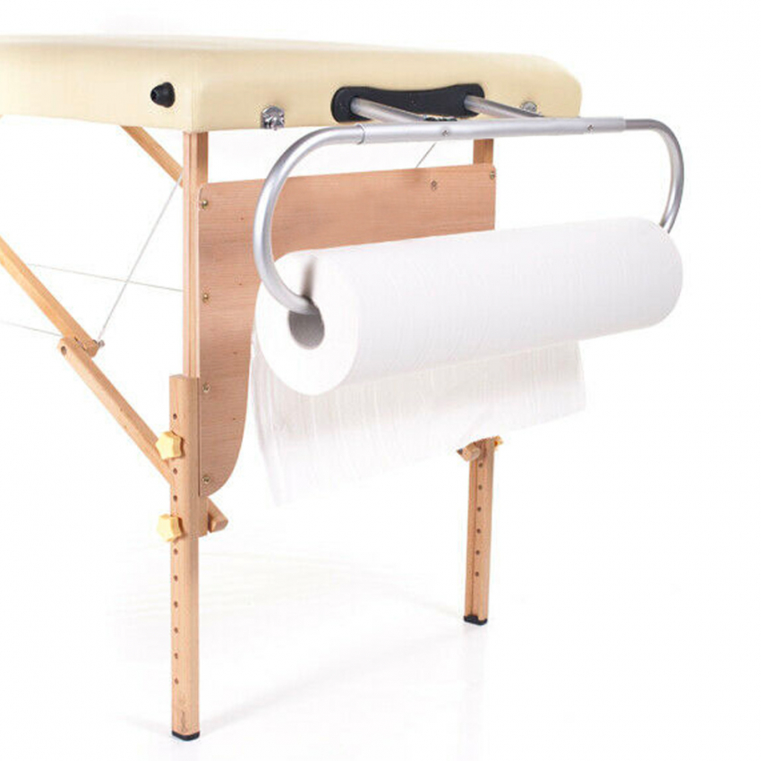 Porte-rouleau papier pour lit de massage