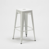 table haute + 4 tabourets métalliques conçus par industrial gowanus 