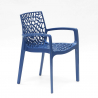 Chaise en polypropylène accoudoirs jardin café Grand Soleil Gruvyer Arm 
