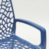 Chaise en polypropylène accoudoirs jardin café Grand Soleil Gruvyer Arm 