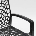 Chaise en polypropylène accoudoirs jardin café Grand Soleil Gruvyer Arm 
