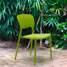 Chaise de cuisine bar café polypropylène empilable intérieur et extérieur Garden Giulietta 