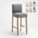 Tabouret en bois de bar et cuisine style Henriksdal Comfort XL Vente