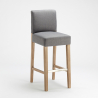 Tabouret en bois de bar et cuisine style Henriksdal Comfort XL 