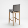 Tabouret en bois de bar et cuisine style Henriksdal Comfort XL 