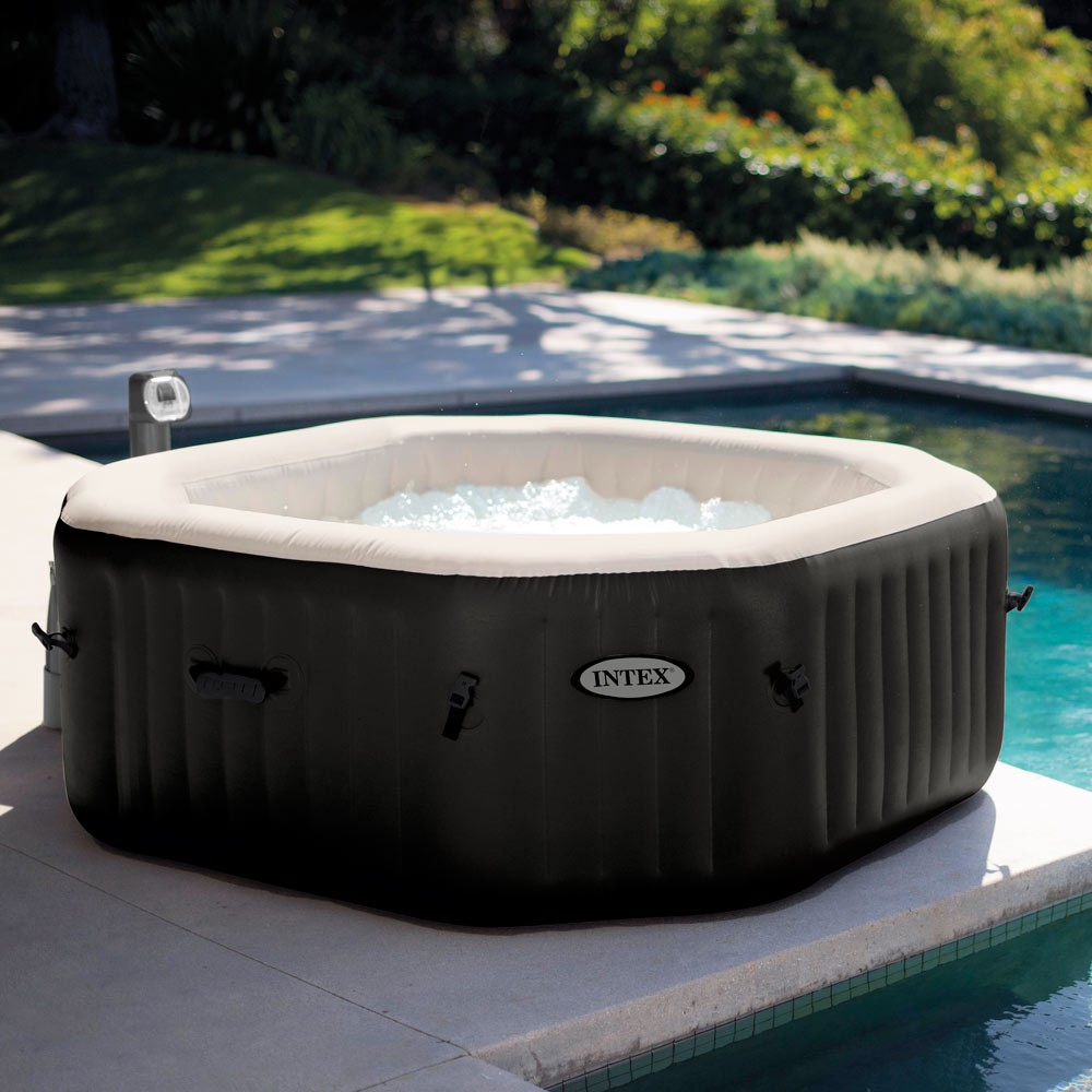 Spa gonflable 201x71 rectangulaire avec chlorinateur Jet de Bubble Intex 28454