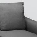 Canapé d'angle 3 places avec méridienne housse amovible Lapislazzuli Plus Réductions