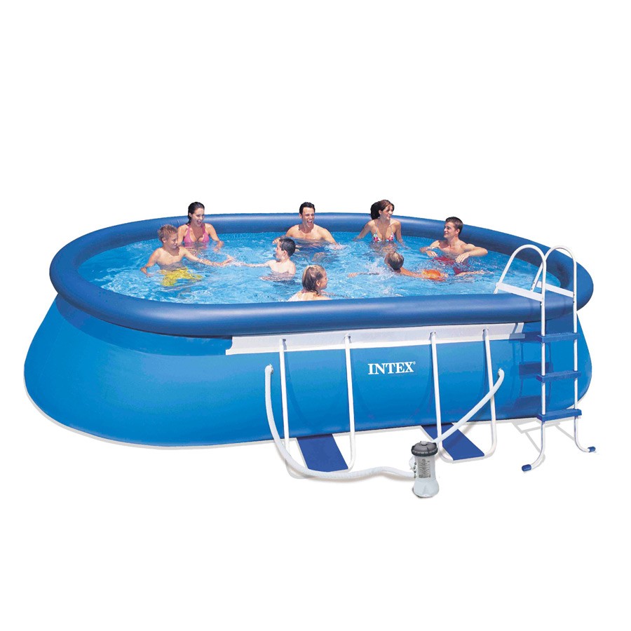 Piscine hors-sol autoportante 549x305x107 ovale Frame Intex 26192 ex 28192