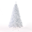 Sapin de Noël blanc 210 cm artificiel et traditionnel Aspen Offre