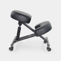Chaise orthopédique et ergonomique tabouret suédois en métal et similicuir Balancesteel Lux Offre